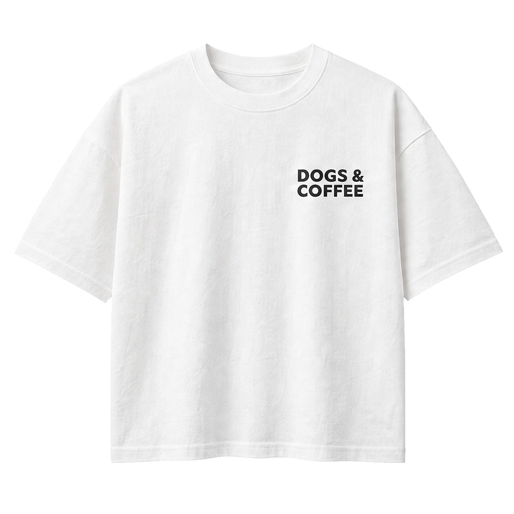 Dogs & Coffee T-Shirt - White